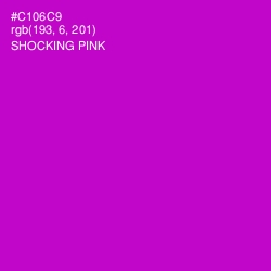 #C106C9 - Shocking Pink Color Image